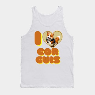 Cute Corgi Tank Top